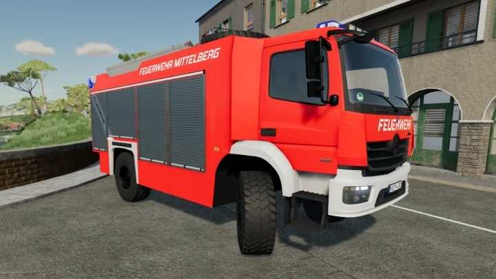 Mercedes-Benz Fire Truck (Simpleic) V1.0 FS22