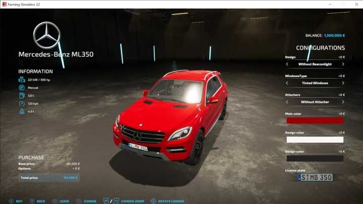 Mercedes-Benz Ml V1.0 FS22