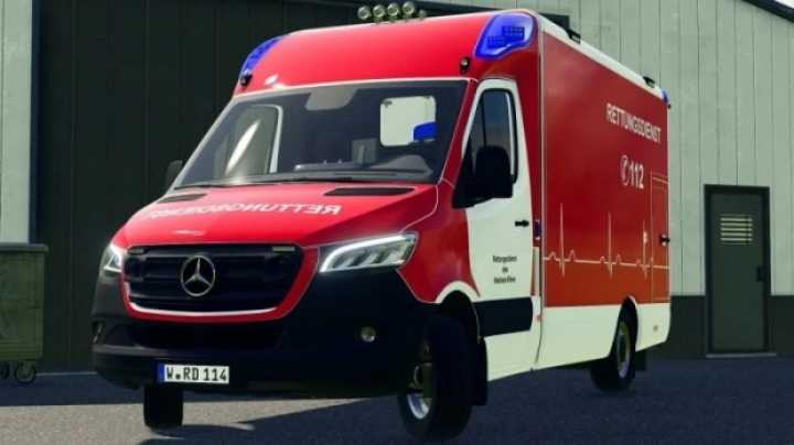 Mercedes-Benz Sprinter Strobel Rtw V1.0 FS22