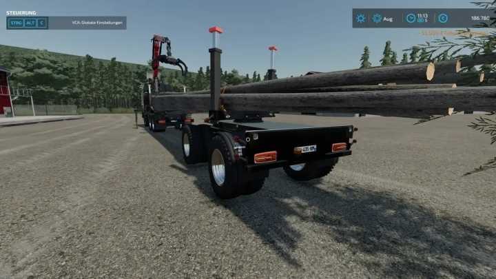 Mks8 Forst Log Trailer V1.0.3.0 FS22