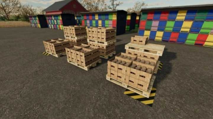 More Honey Pallet Place Options V1.1 FS22