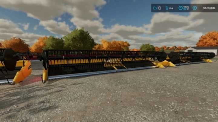 New Holland/Case Header Pack V2.0 FS22