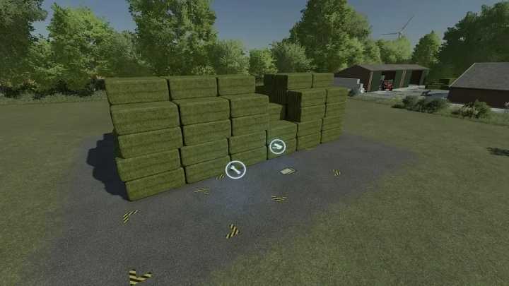 Old Farm Package Bale Storages Extension V0.2 FS22