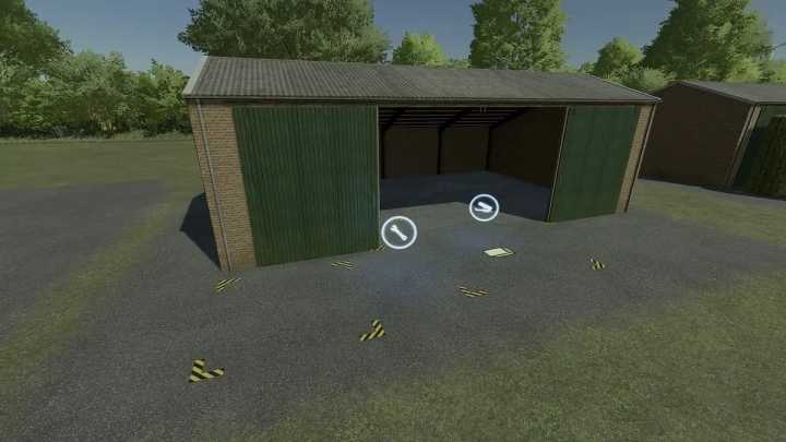 Old Farm Package Bale Storages Extension V0.2 FS22