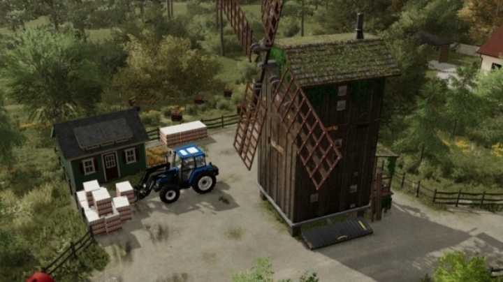 Old Grain Mill V1.0 FS22