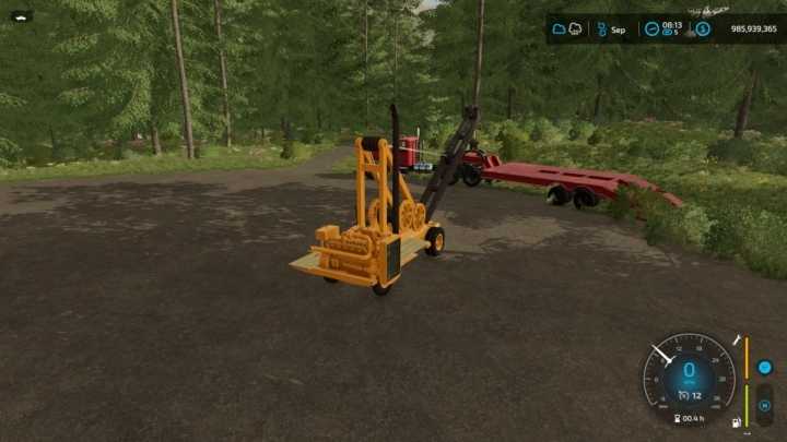 Old Logging Crane V1.0 FS22