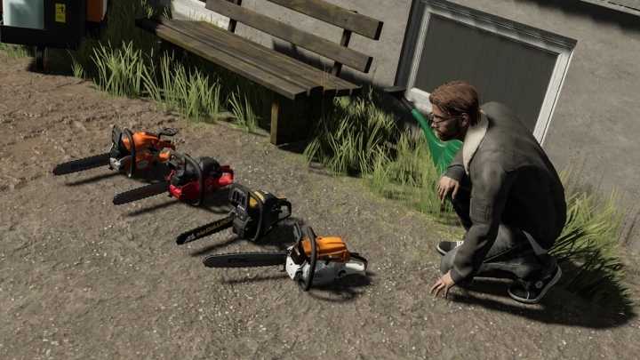 Placeable Decoration Chainsaws V1.0 FS22