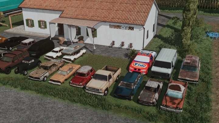 Placeable Junkyard Cars V1.0 FS22