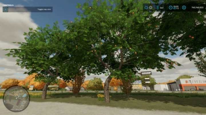 Placeable Orange Tree V1.0 FS22