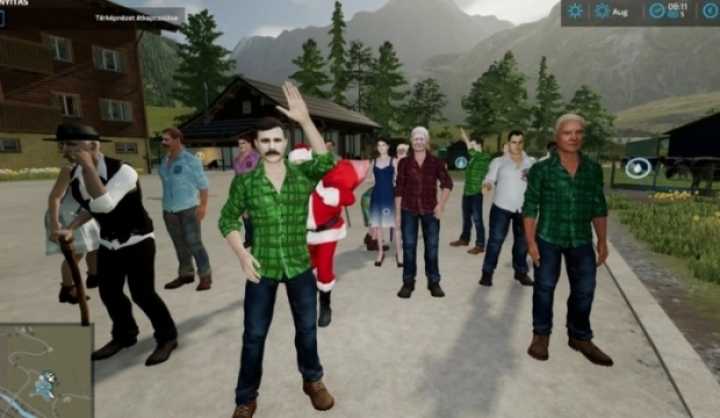 Placeable People Decoration Pack V1.0 FS22