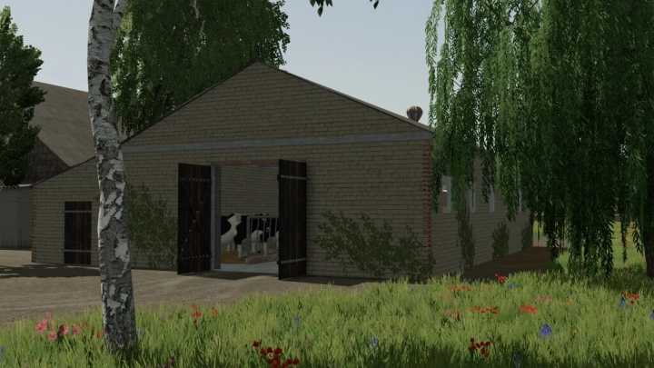 Polish Barn With Ivy V1.0 FS22