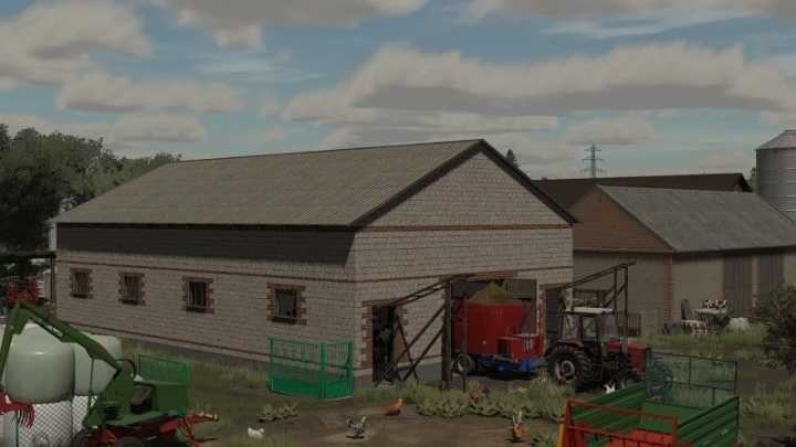 Polish Cowshed With Barn V1.0 FS22