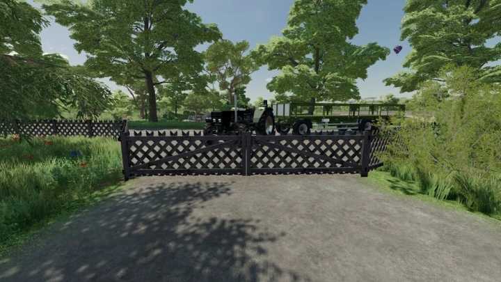 Rustic Fence V1.0.1.0 FS22