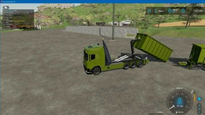 Scania S620 Hkl Hooklift And Crane Truck V1.0 FS22