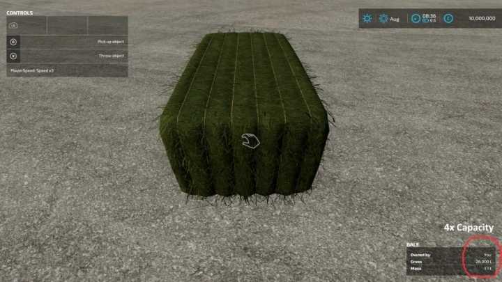 Selectable Bale Capacity Pack V1.2.1 FS22