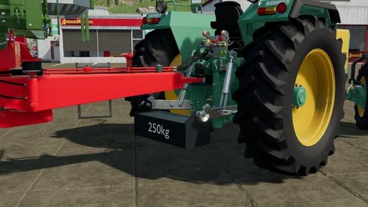 Selfmade 250Kg Underfloorweight V1.0 FS22