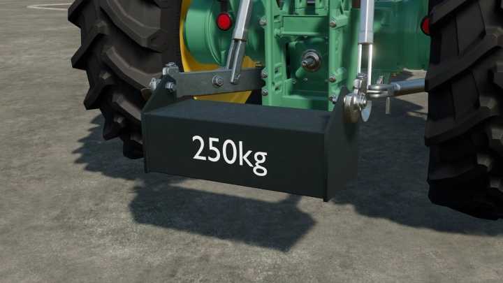 Selfmade 250Kg Underfloorweight V1.0 FS22