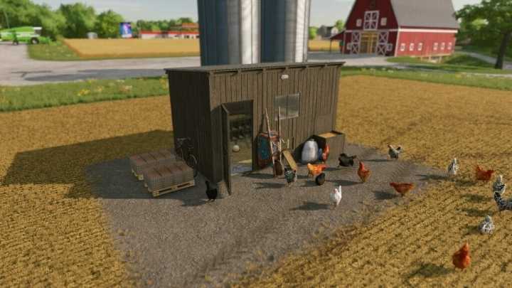 Small Chicken Coop 5X3 V1.0 FS22