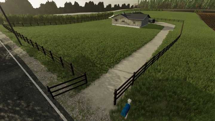 Split Rail Wooden Fence And Gates V1.0 FS22