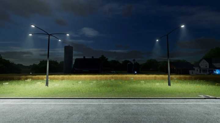 Street Lamps Prefab V1.0 FS22