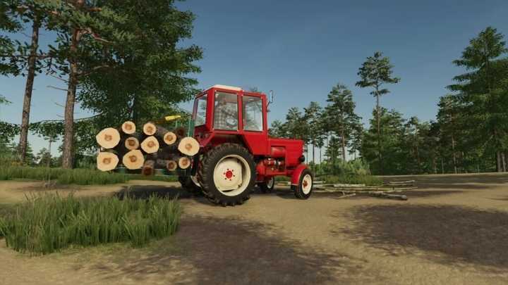 Suspended Sled For Wood V1.0 FS22