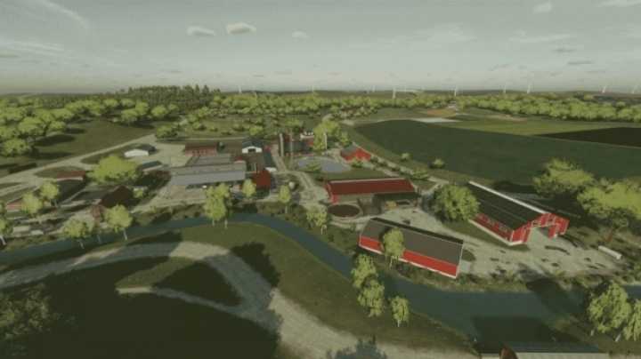 The Red Farm On Elmcreek Map V3.0 (Only Base Map) FS22