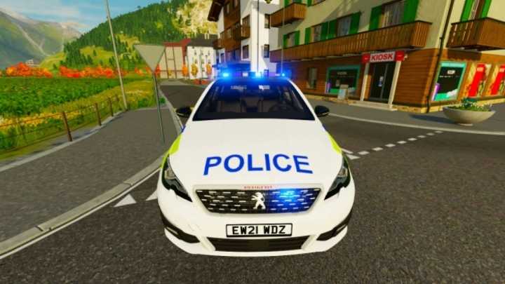 Uk Police Peugeot 308 Sw 2021 V1.0 FS22