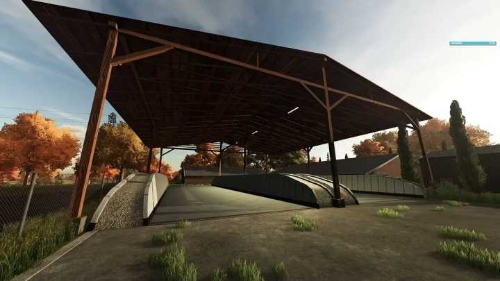 Vehicle Shelter With Tin Roof V1.0.0.1 FS22