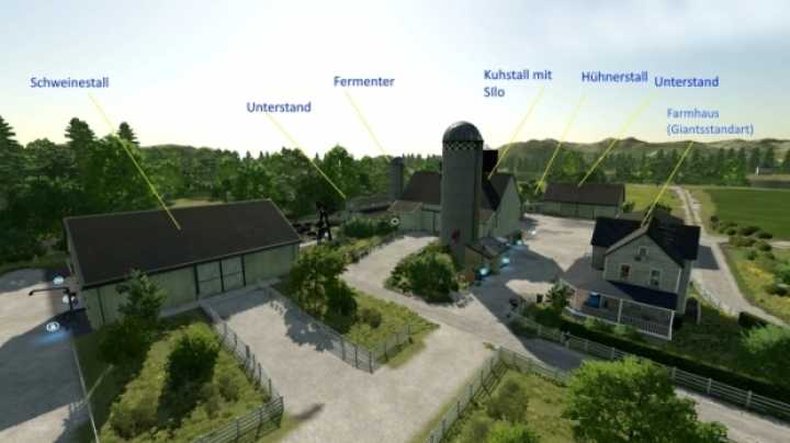 White Farm Building Pack V1.0 FS22