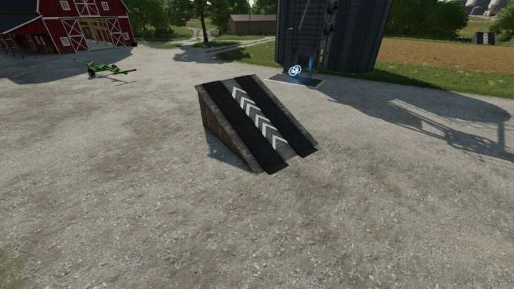 Wood Jump Ramp V1.0 FS22