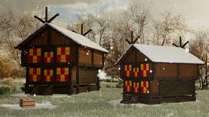 Wooden Beehive V1.0 FS22