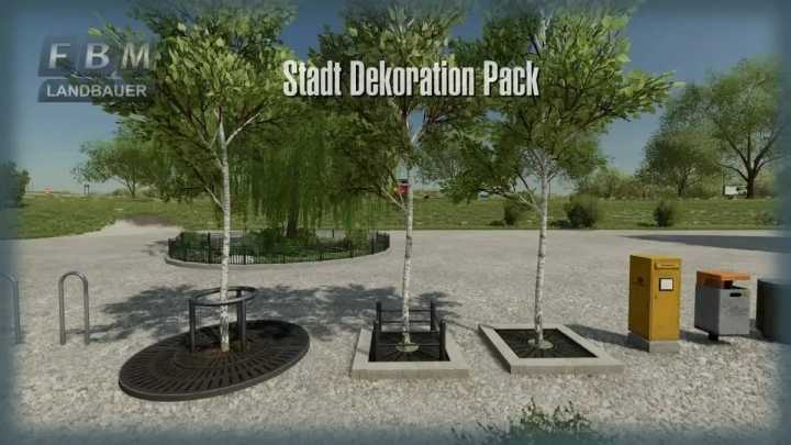 City Deco Pack V1.1 FS22