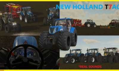 Серия New Holland T7 Ac V1.3 FS22