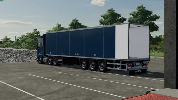 Прицеп с раздвижными дверями Schmitz V1.0 FS22 Прицеп с раздвижными дверями Schmitz V1.0 FS22
