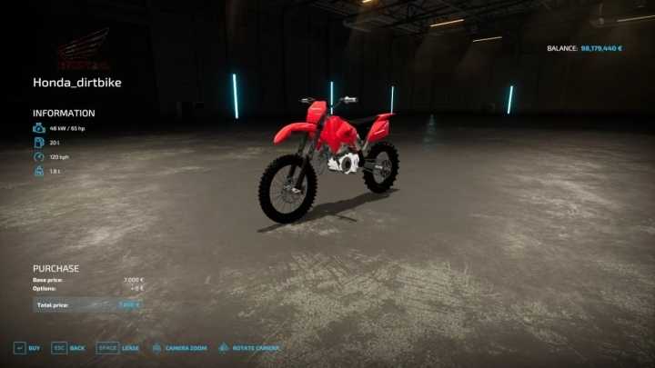 Honda Dirtbike V1.0 FS22