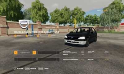 Dacia Logan 2009 Edited V1.0 FS19 - отредактированный вариант Dacia Logan 2009 для Farming Simulator 2019.