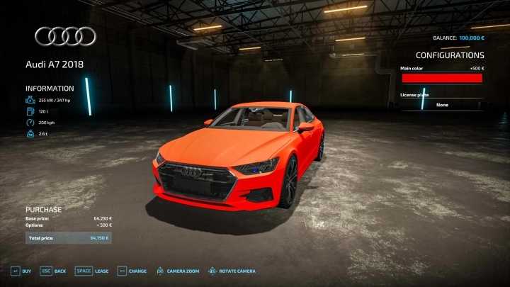 Audi A7 V1.0 FS22