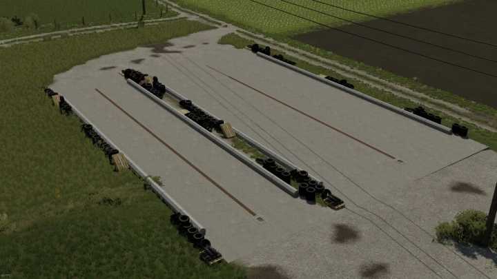 Concrete Free Land Silo Pack V1.0 FS22