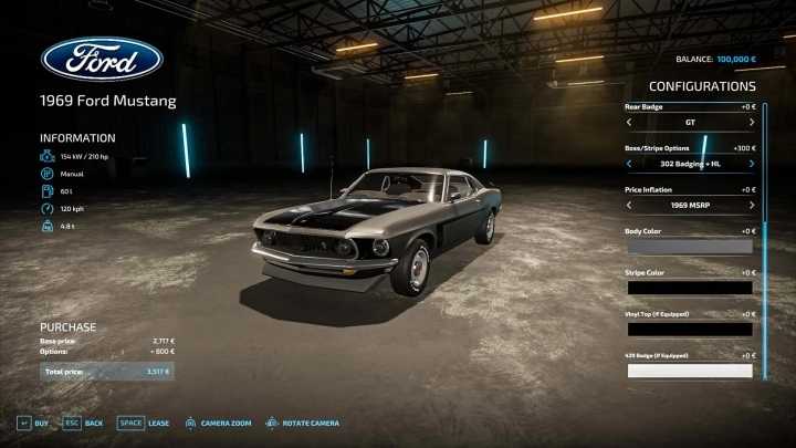 Ford Mustang V2.0 FS22