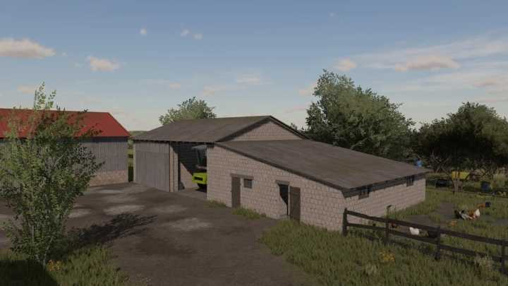 Garage With Chicken Coop V1.0.0.1 FS22