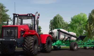 Kirovets K744R3 V1.0 FS22 - это название модели трактора для игры Farming Simulator 2022.