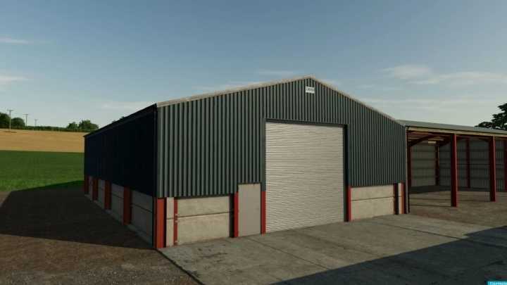 Uk Style Sheds (Prefab) V1.0 FS22