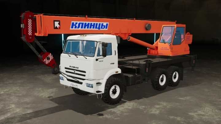 Kamaz Crane Klincy 6X6 Truck V1.0 FS22