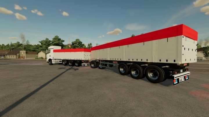 Sisu Grain Truck + Trailer V1.0 FS22