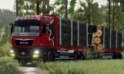 Man Tgx Forest Special Truck V2.0.1.0 FS22 - Мужской Tgx Лесной Специальный Грузовик V2.0.1.0 FS22