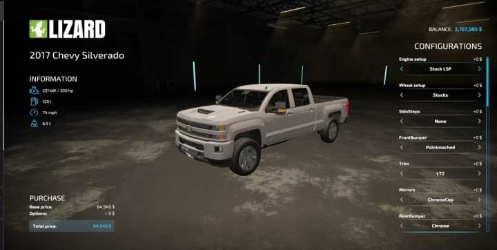 2017 Silverado 2500 V1.0 FS22