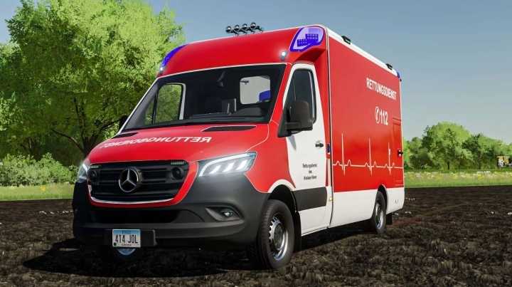 Mercedes-Benz Sprinter Ambulance V1.1 FS22
