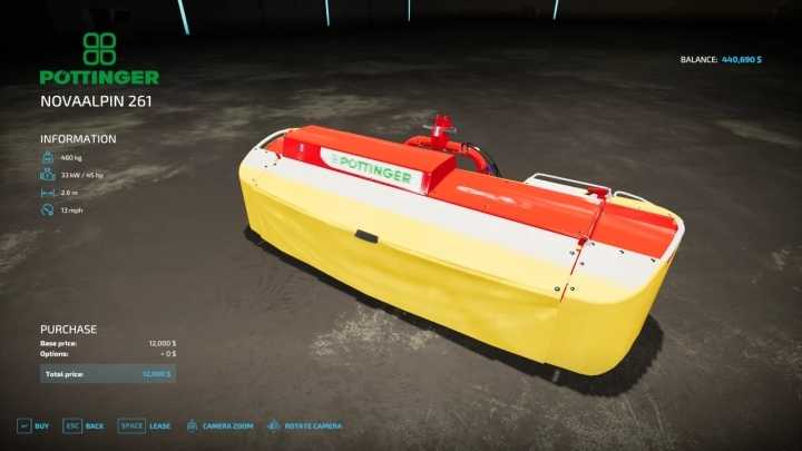 Poettinger Nova Alpin 261 V1.0 FS22