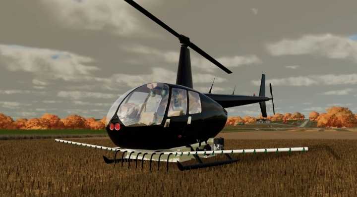 Robinson R44 с распылителем V1.0 FS22