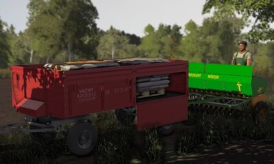 "Старый деревянный трейлер V1.0 FS19"